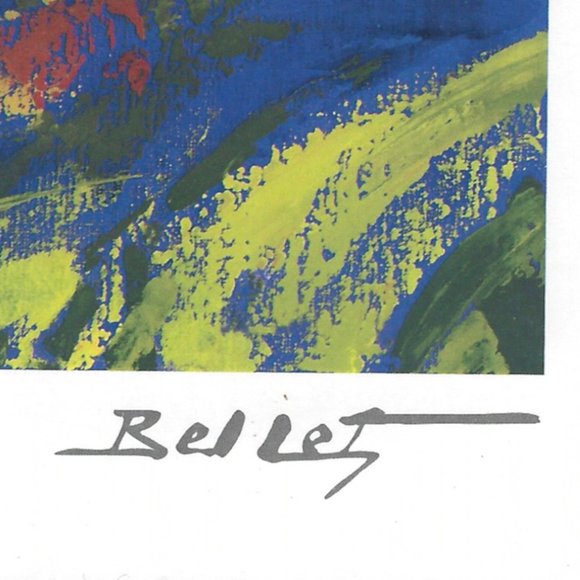 "En Mediterranee" by Emile Bellet Seriolithograph - Picture 3 of 5